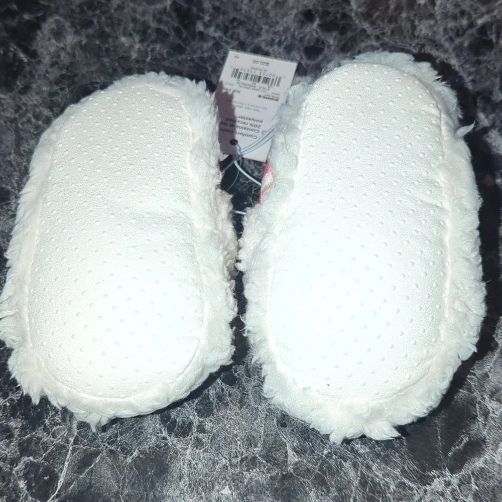 JAMMIES for FAMILIES Baby Plaid Scruff Slippers 6-9M